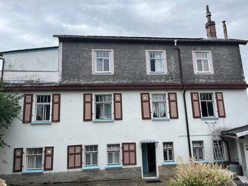 Außenansicht Garten - 1 Zimmer Mehrfamilienhaus, Wohnhaus zum Kaufen in Schalkau