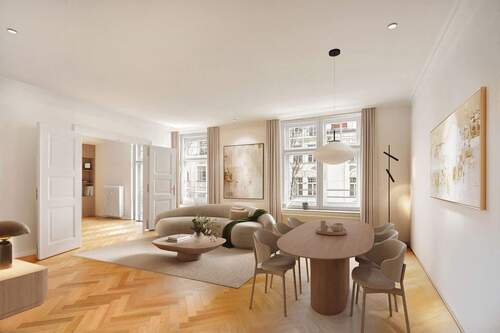 Großzügiger Wohn/-Essbereich. - 3 Zimmer Etagenwohnung zum Kaufen in München