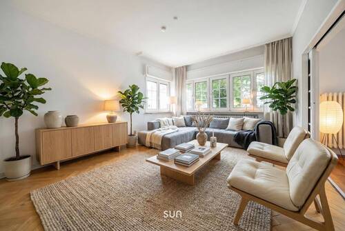 WOHNZIMMER (visualisiert) - Einfamilienhaus mit 180,00 m&sup2; in Neu-Isenburg zum Kaufen