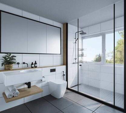 Bad mit Fenster - 
