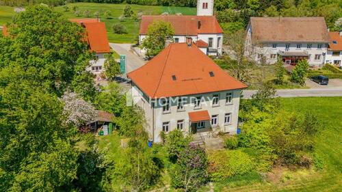 Außenansicht Drohne 10 - 7 Zimmer Einfamilienhaus zum Kaufen in Deggenhausertal