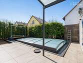 Überlaufpool beheizt - Doppelhaushälfte mit 145,00 m&sup2; in Landsberg am Lech zum Kaufen