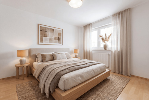 Schlafzimmer - 2 Zimmer Etagenwohnung in Miesbach