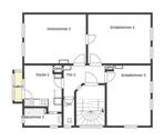 Grundriss Skizze 1. OG - 