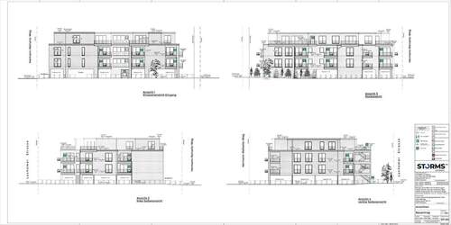 Schnittansicht - 1 Zimmer Mehrfamilienhaus, Wohnhaus in Langerwehe
