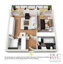 Grundriss_3D_plus - 2 Zimmer Etagenwohnung zum Kaufen in Ainring / Mitterfelden