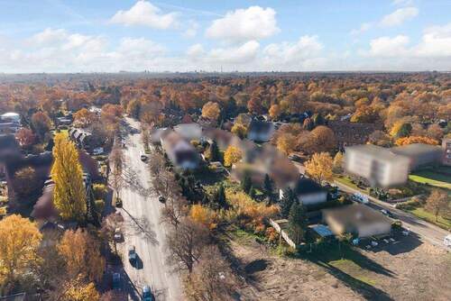 Luftaufnahme - Wohnbauprojekt mit Baugenehmigung - 18 Wohneinheiten in attraktiver Lage