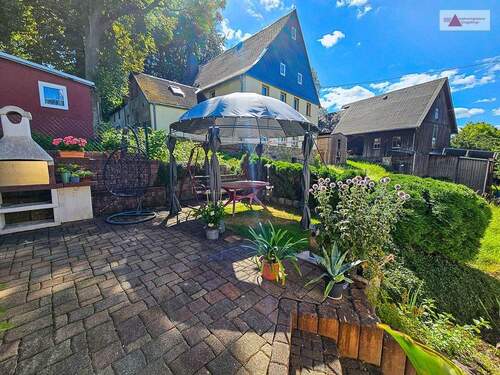 Garten - Einfamilienhaus mit 117,00 m&sup2; in Grünhain-Beierfeld zum Kaufen