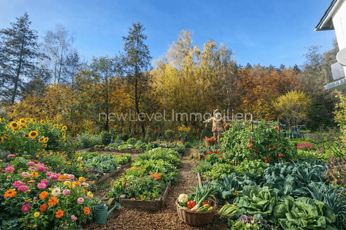 Das könnte Ihr neuer Bauerngarten sein (KI visualisiert) - Natur trifft Lage - Ihr Selbstversorger-Traum mit Top-Anbindung!