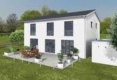 EFH Toskana Giebel Ost - Einfamilienhaus Neubau im Ortszentrum von Berg bei Neumarkt