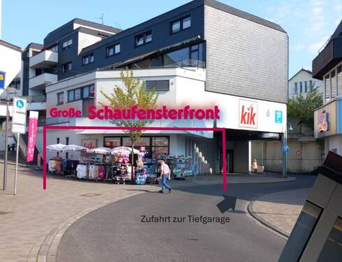 Aussenansicht Schaufensterfront.JPG - Gewerbeobjekt (Büro, Produktion, Verkauf) in Radevormwald