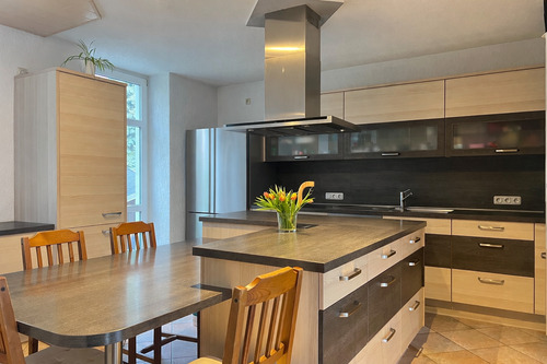 Einbauküche bleibt - 6 Zimmer Mehrfamilienhaus, Wohnhaus in Auerbach