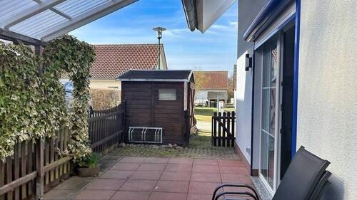 Terrasse und Schuppen - 