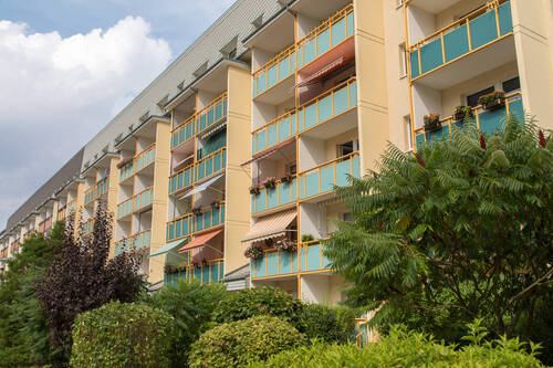 Außenansicht - Etagenwohnung mit 95,50 m² in Freiberg zur Miete