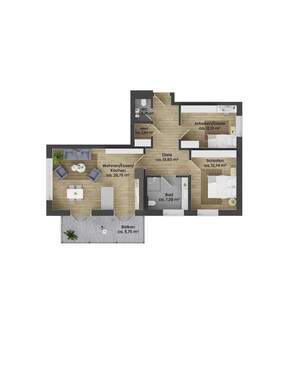 WHG11_2.OG_3-Zimmer - 