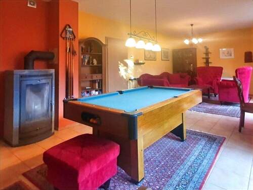 Wohnzimmer mit Kaminofen - 