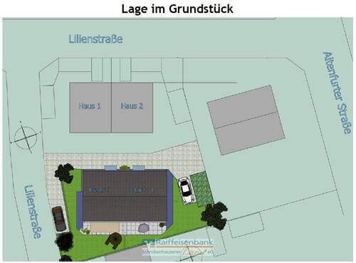 Lage im Grundstück - 