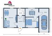 Grundriss - Bungalow mit 60,00 m² in Friedrichsbrunn zum Kaufen