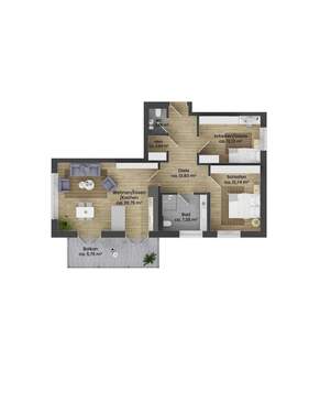 WHG8_1.OG_3-Zimmer - 