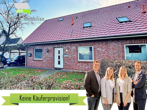 Außenansicht - Attraktive Doppelhaushälfte in Barßel mit 138 m² Wohnfläche 