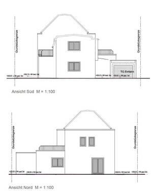 Ansicht Süd und Nord - 