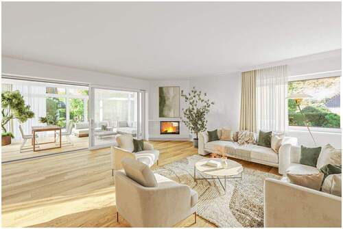 Wohnzimmer (virtuelles Staging) - 