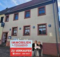 Altstadt Ottweiler – Wohn-und Geschäftshaus, EG: Restaurant, OG: Wohnung, DG: Ausbaureserve