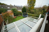 Blick vom Balkon in den Garten - Mehrfamilienhaus, Wohnhaus mit 138,00 m² in Bremen zum Kaufen