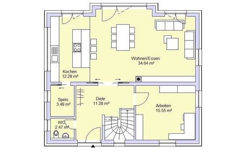 Erdgeschoss Alternative - 