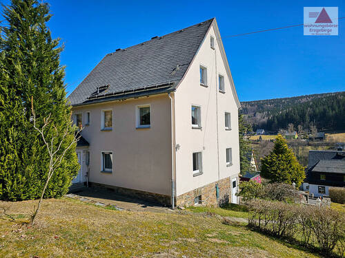 Rückansicht - Mehrfamilienhaus, Wohnhaus mit 160,00 m&sup2; in Breitenbrunn OT Rittersgrün/Erzgebirge zum Kaufen