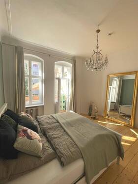Blick in das Schlafzimmer - 