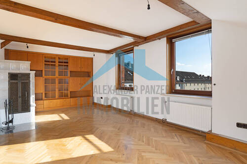 Wohnzimmer - Charmant geschnittene Dachgeschosswohnung in zentraler Lage von Kassel - Uni sowie Klinikum Nähe!