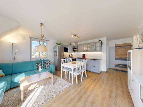 Wohn-, Küchen-Essbereich im 1. Obergeschoss - Etagenwohnung mit 71,00 m&sup2; in Ostseeheilbad Zingst zum Kaufen