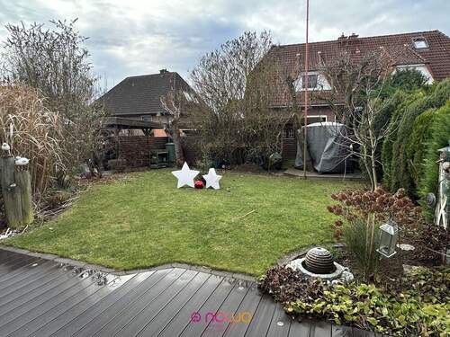 Blick in den Garten - 5 Zimmer Doppelhaushälfte in Wolfenbüttel