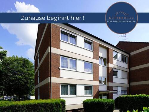 Hausansicht - 3 Zimmer Wohnung 1.OG mit Balkon und Garage in Bonn-Mehlem