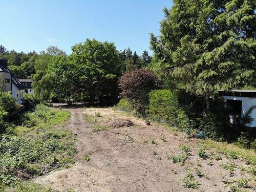 Blick zur Straße - Grundstück in Ahrensburg zum Kaufen