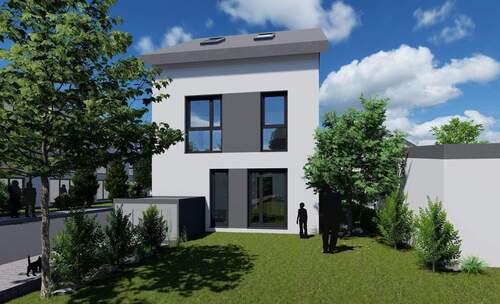 R4.1 - Gartenansicht Einfamilienhaus - 