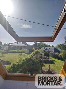 Ausblick Garten - +++ Wohnen wie im Urlaub: Reihenendhaus mit Einliegerwohnung im Tharandter Wald +++