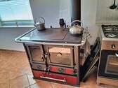 Italienischer Kamin- und Backofen - 