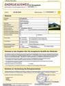 Energieausweis - 