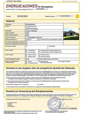 Energieausweis - 