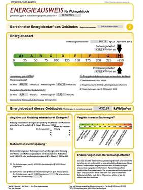 Energieausweis - 