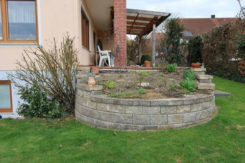 Blick auf Terrasse - 