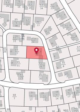 Grundstücksgrenze-Skizze - 