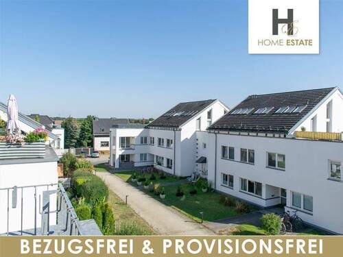 Hausansicht - Bezugsfreie Dachgeschosswohnung mit großer Terrasse & Provisionsfrei