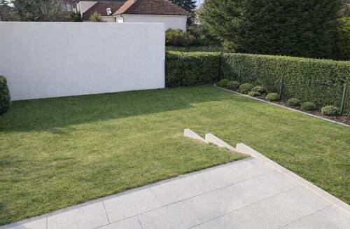 Visualisierung: Terrasse und Garten - 8 Zimmer Doppelhaushälfte in Rangsdorf