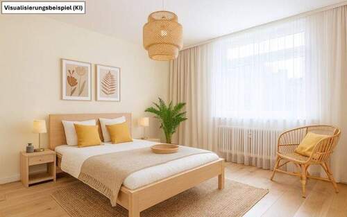 Schlafzimmer / KI-Einrichtungsvorschlag - 