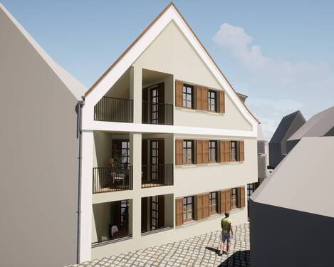 Süd-Ansicht.jpg - Etagenwohnung in Altdorf bei Nürnberg zum Kaufen