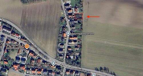 Auszug aus google-maps - Ruhiges Grundstück für ein Ein- oder Zweifamilienhaus - in gewachsener Struktur...