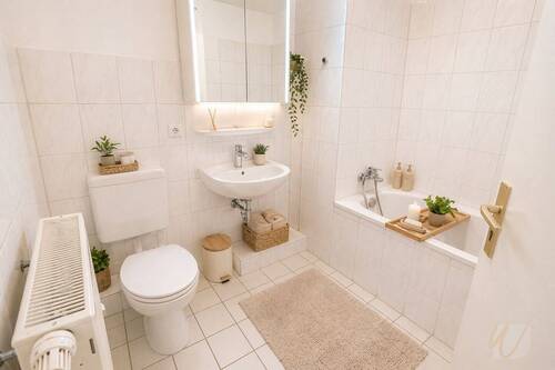 Badezimmer Musterwohnung - 